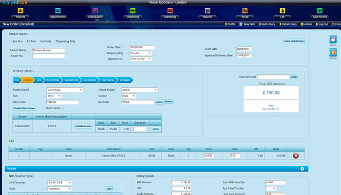 ophthalmic-software-payment-module